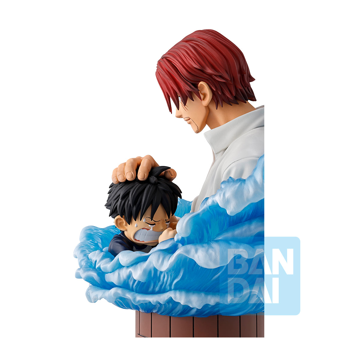 72407 - ONE PIECE - ICHIBANSHO FIGURE FROM RED HAIR PIRATES - SHANKS & LUFFY - STATUA 15CM - Immagine 3