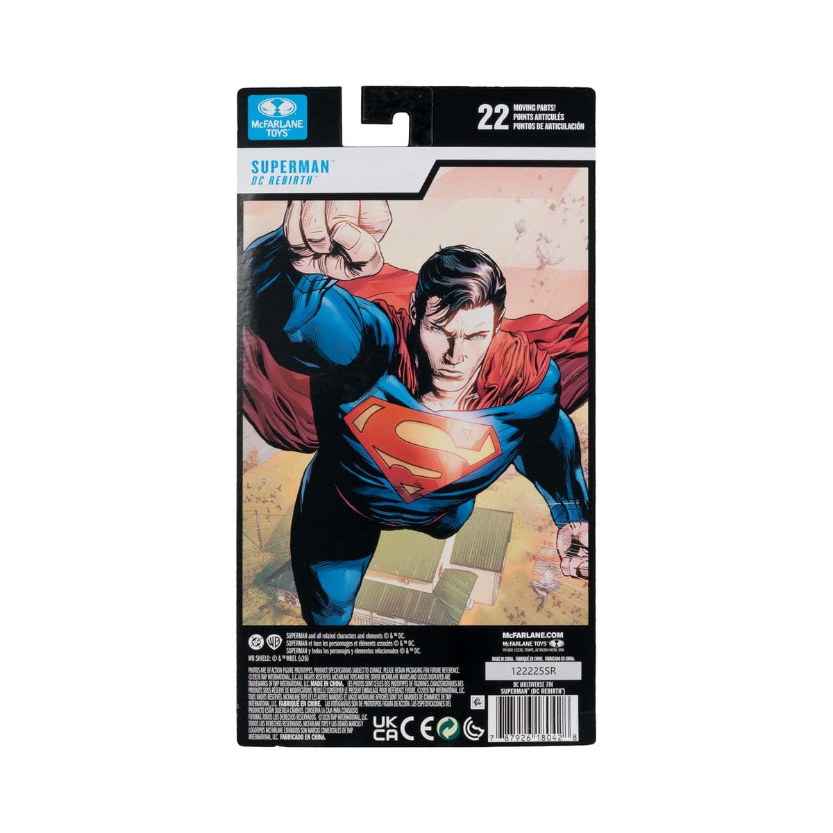 DC MULTIVERSE - SUPERMAN (REBIRTH) - ACTION FIGURE 18CM - Immagine 2
