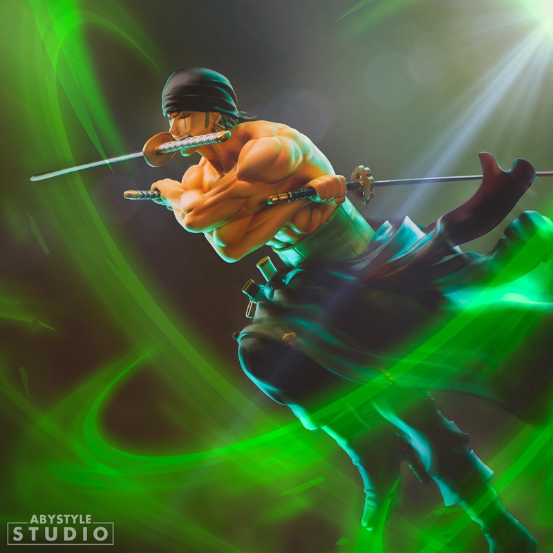 ABYFIG091 - ONE PIECE - SUPER FIGURE COLLECTION - ZORO - STATUA 18CM - Immagine 2