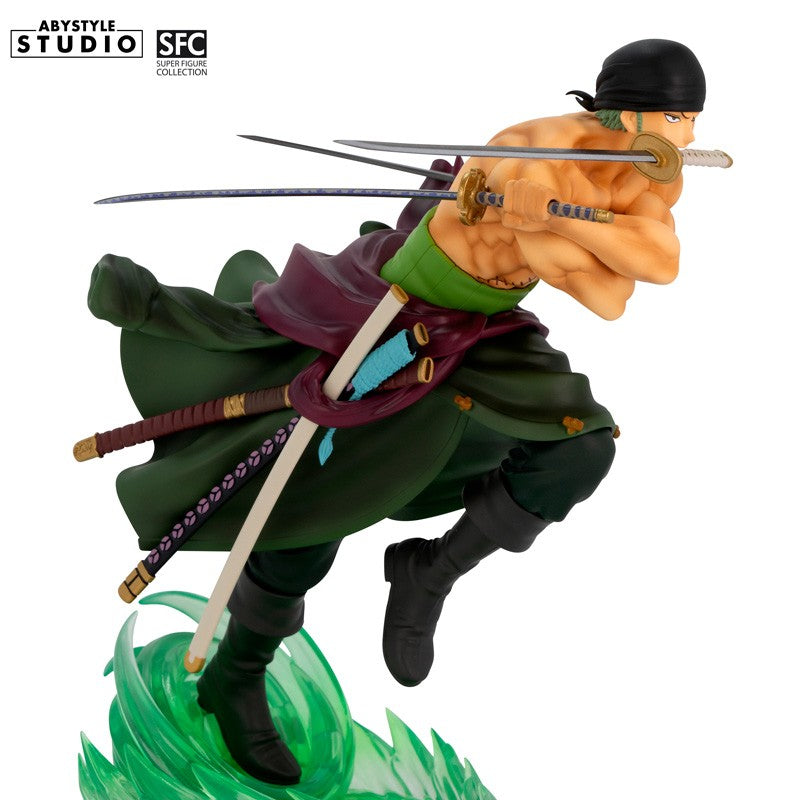 ABYFIG091 - ONE PIECE - SUPER FIGURE COLLECTION - ZORO - STATUA 18CM - Immagine 4