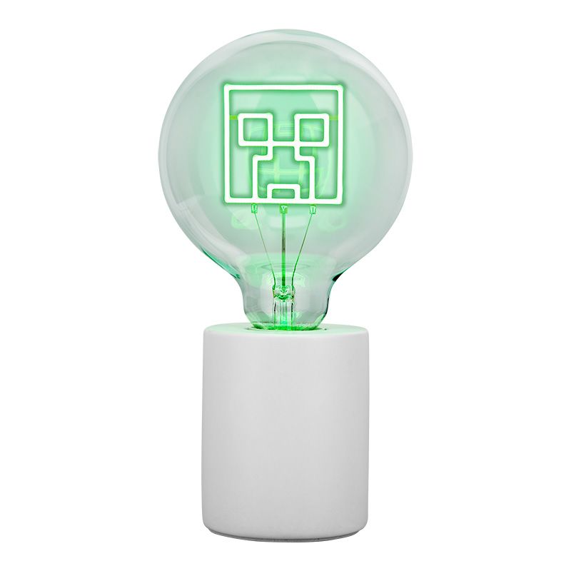 PP14242MCFEU - MINECRAFT - CREEPER LED NEON BULB LAMP EU - Immagine 2