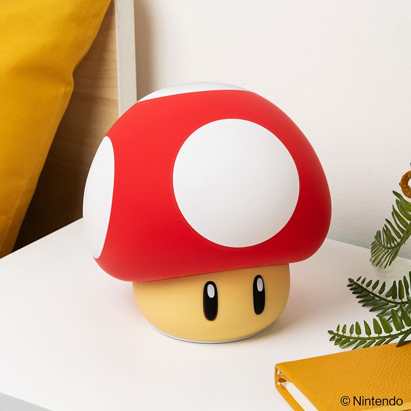 PP15818NN - SUPER MARIO - SQUISHYGLO LIGHT RECHARGEABLE SUPER MUSHROOM - Immagine 2