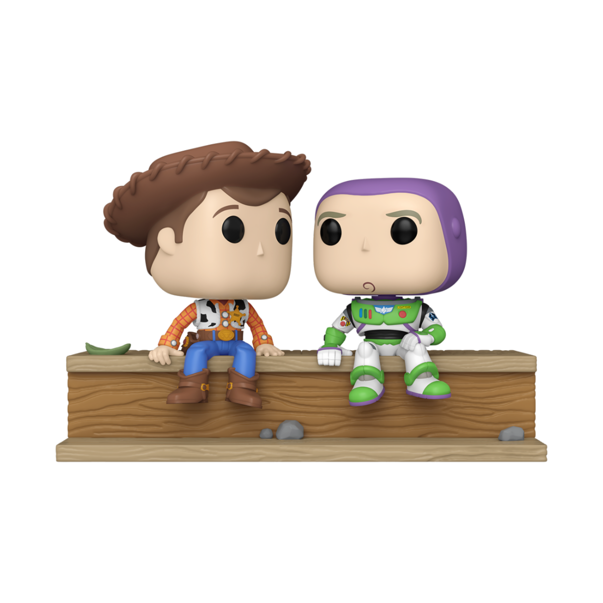 DISNEY - TOY STORY 30TH ANNIVERSARY - POP FUNKO MOVIE MOMENT VINYL FIGURE 1599 WOODY & BUZZ 9CM - Immagine 2
