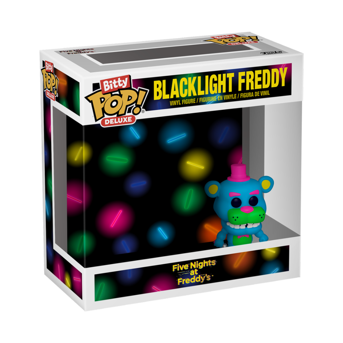 84872 - FIVE NIGHTS AT FREDDY'S - POP FUNKO BITTY DELUXE VINYL FIGURE - FREDDY W/STAGE - Immagine 2