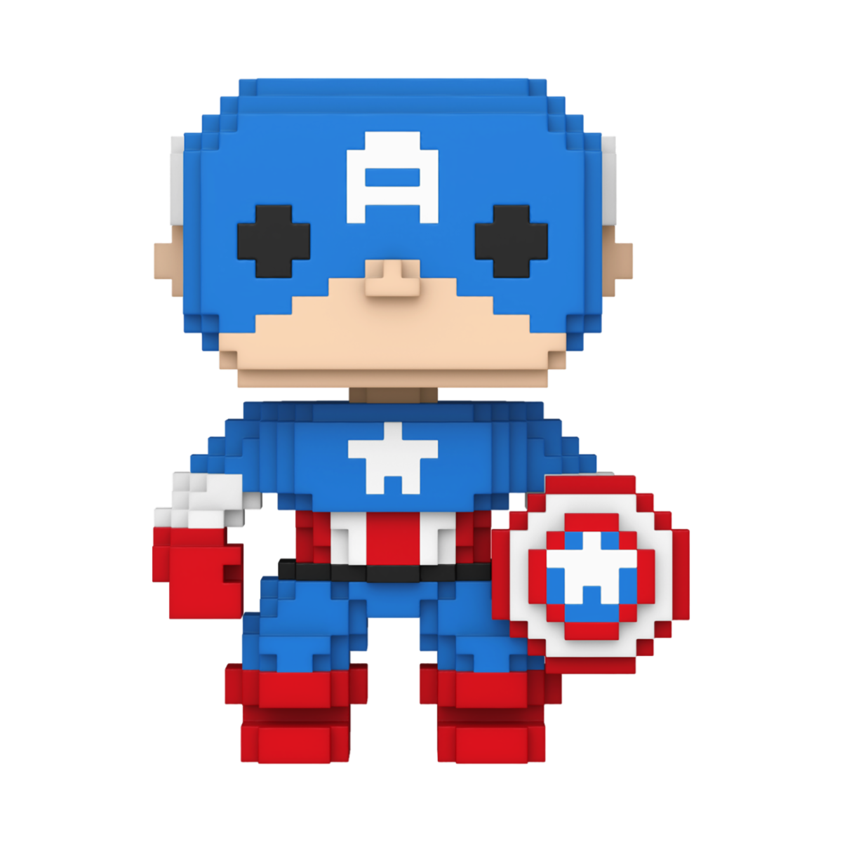 MARVEL: 8-BIT - POP FUNKO VINYL FIGURE 1426 CAPTAIN AMERICA 9CM - Immagine 2