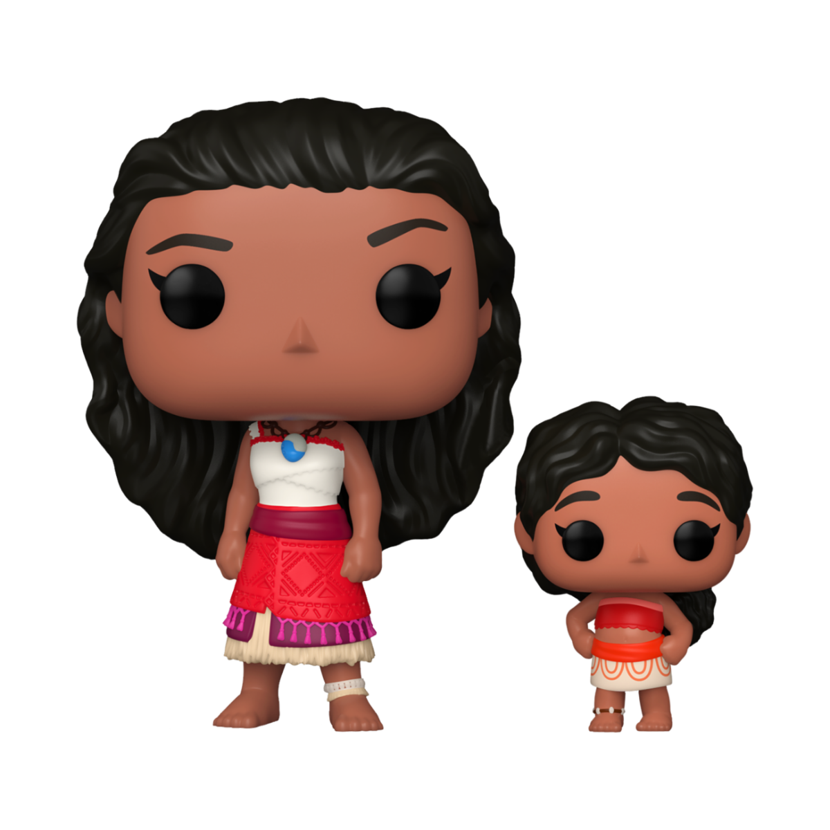 DISNEY: MOANA 2 - POP FUNKO VINYL FIGURE 1546 MOANA & LITTLE SIS SIMEA 9CM - Immagine 2