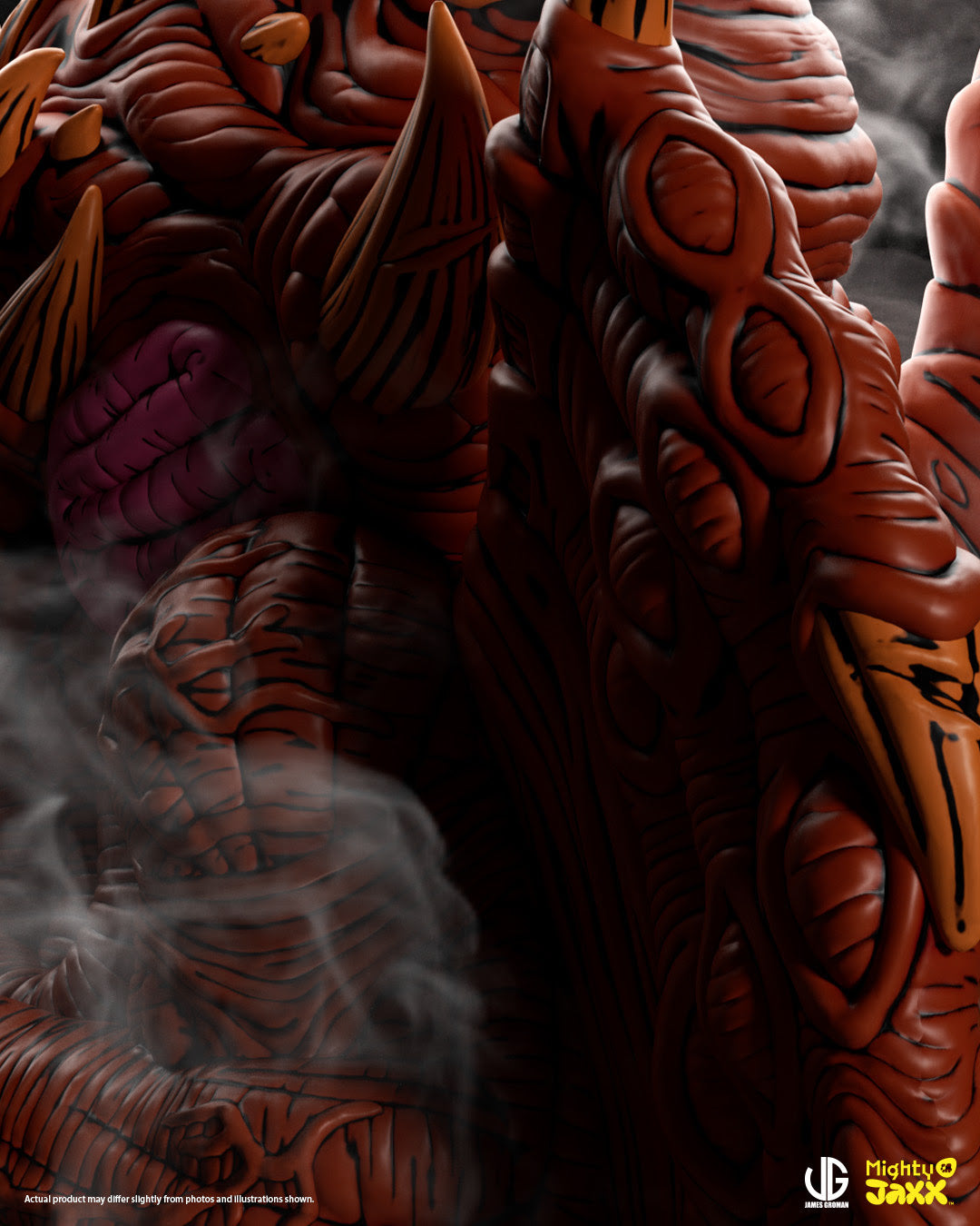 CTHULHU - CINDER RED BY JAMES GROMAN - STATUA 28CM - Immagine 4