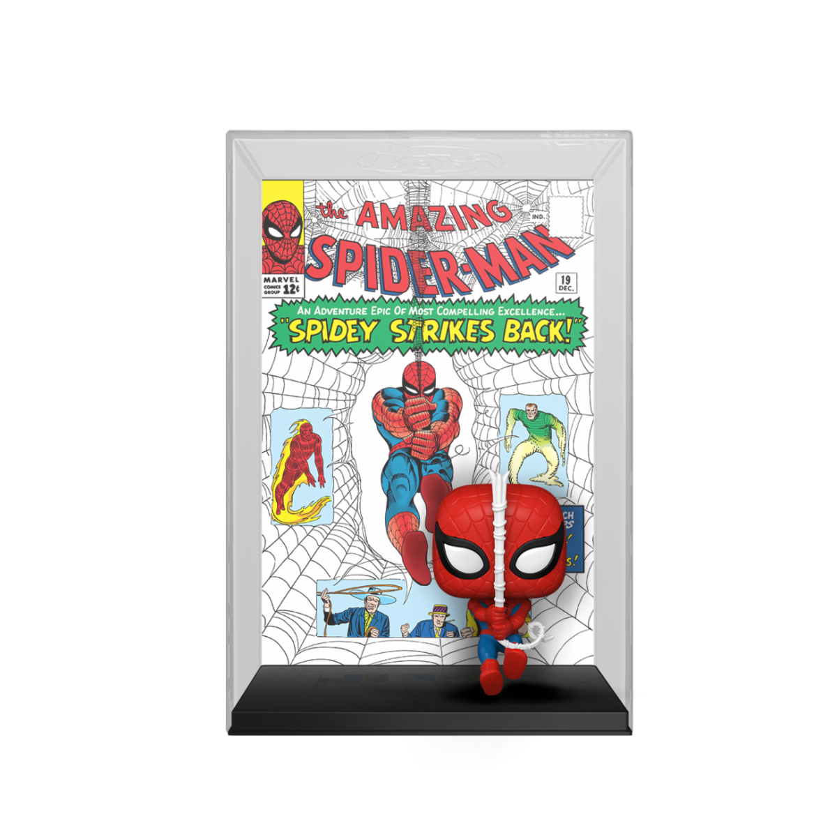 MARVEL: AMAZING SPIDER-MAN - POP FUNKO COMIC COVER VINYL FIGURE 72 AMAZING SPIDER-MAN VOL.1 #19 9CM - Immagine 2