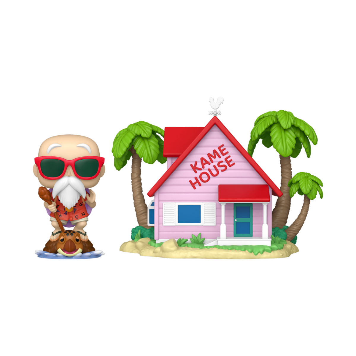 DRAGON BALL - POP FUNKO TOWN VINYL FIGURE 46 KAME HOUSE W/MASTER ROSHI - Immagine 2
