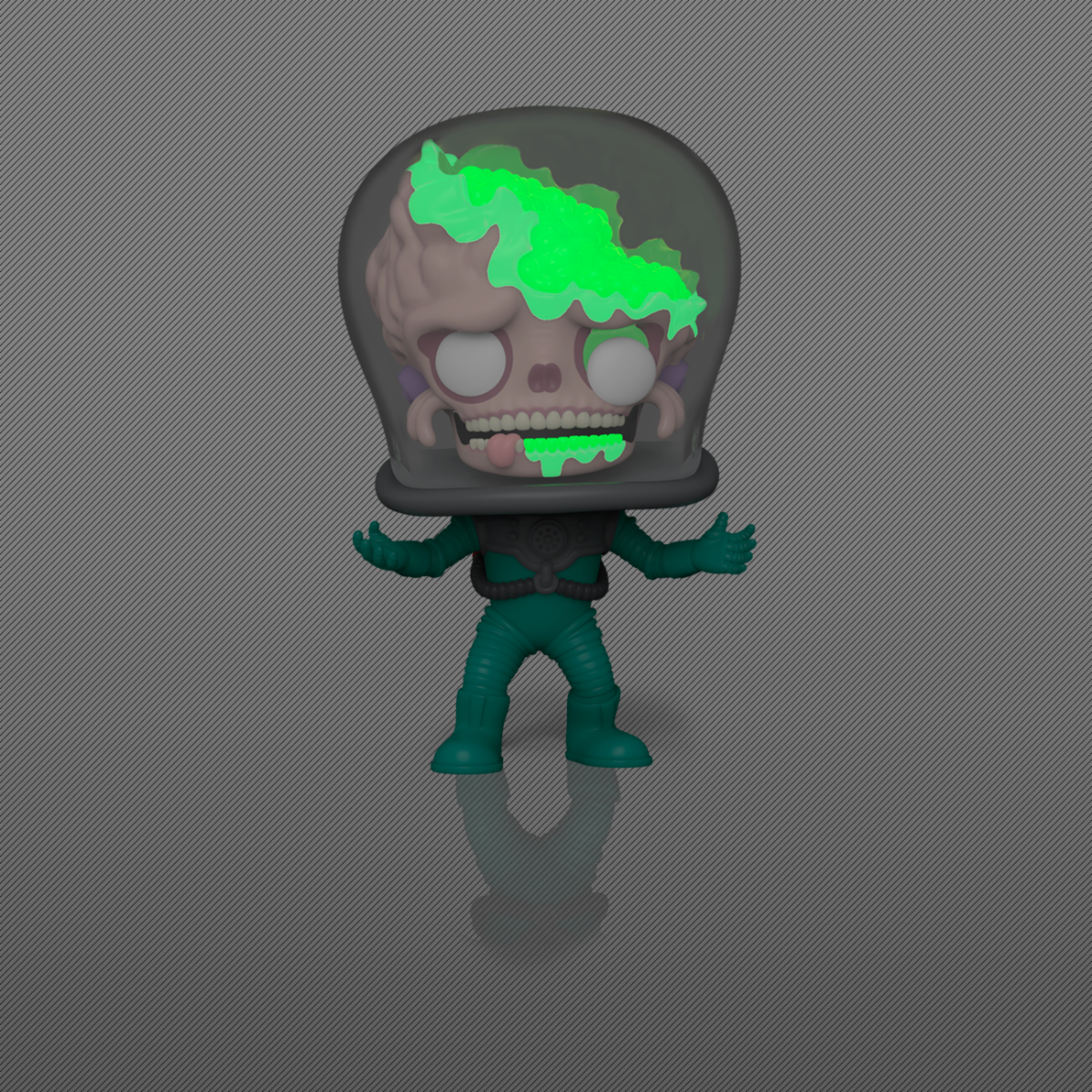 MARS ATTACKS - POP FUNKO VINYL FIGURE 1877 SOLDIER CH(GW) 9CM - CHASE - Immagine 2