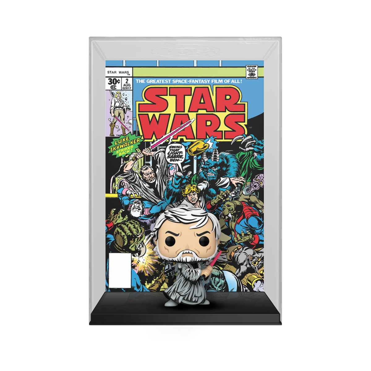 STAR WARS - POP FUNKO COMIC COVERS VINYL FIGURE 03 OBI-WAN 9CM - Immagine 2
