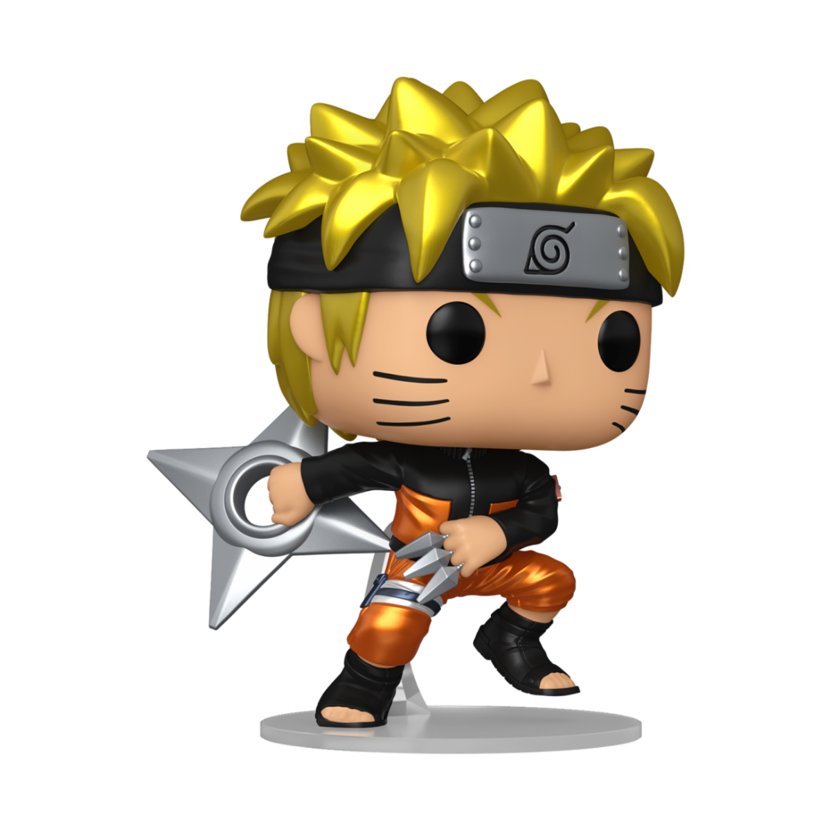 NARUTO SHIPPUDEN - POP FUNKO VINYL FIGURE 1843 NARUTO (SHRKN) CHASE 9CM - Immagine 2