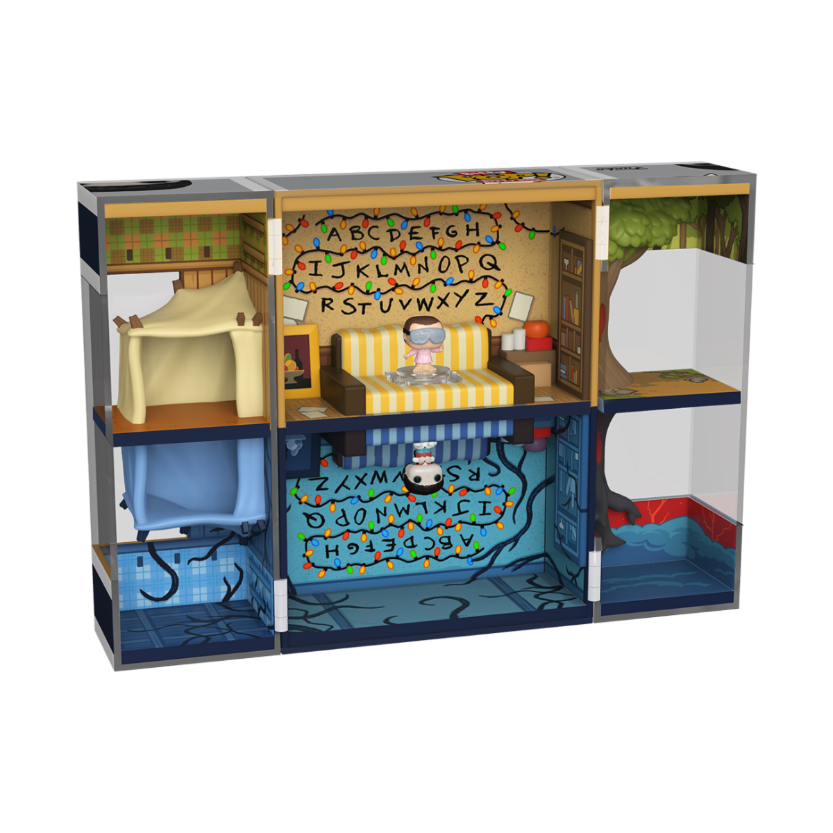 85534 - STRANGER THINGS - POP FUNKO BITTY BOX VINYL FIGURE - BYER'S HOUSE - Immagine 2