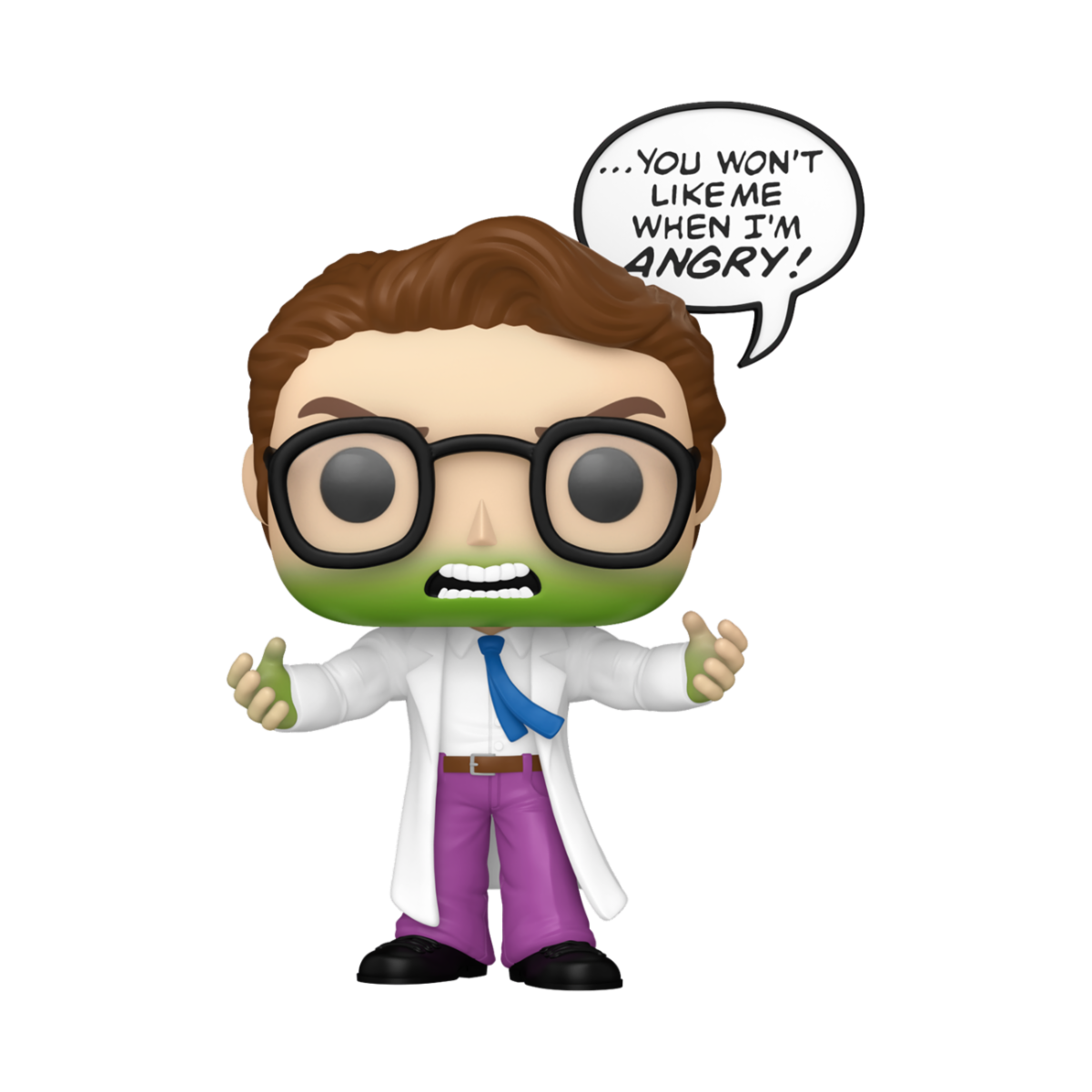 MARVEL - POP FUNKO VINYL FIGURE 1477 BRUCE BANNER (DON'T MAKE ME ANGRY) 9CM - Immagine 2