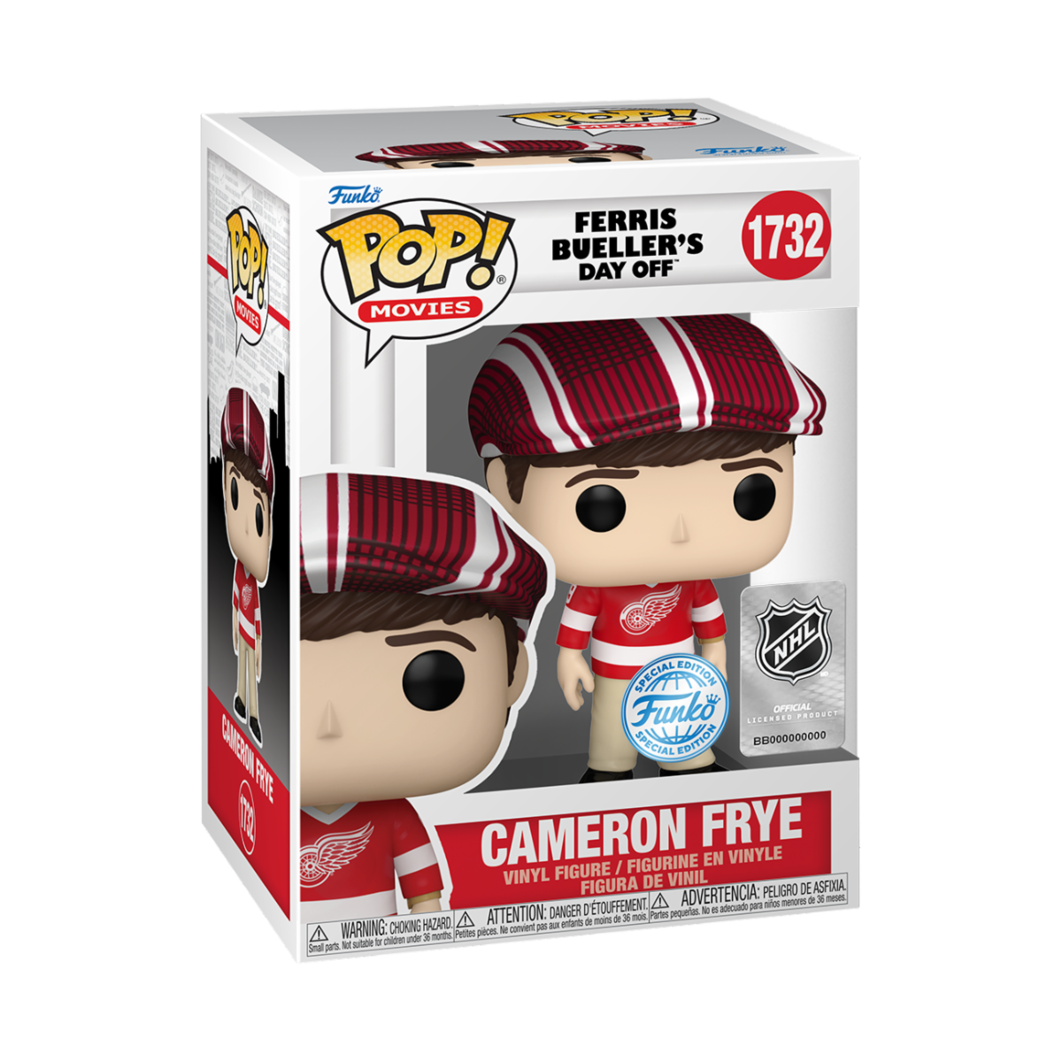 FERRIS BUELLER'S DAY OFF - POP FUNKO VINYL FIGURE 1732 CAMERON IN JERSEY 9CM - Immagine 2