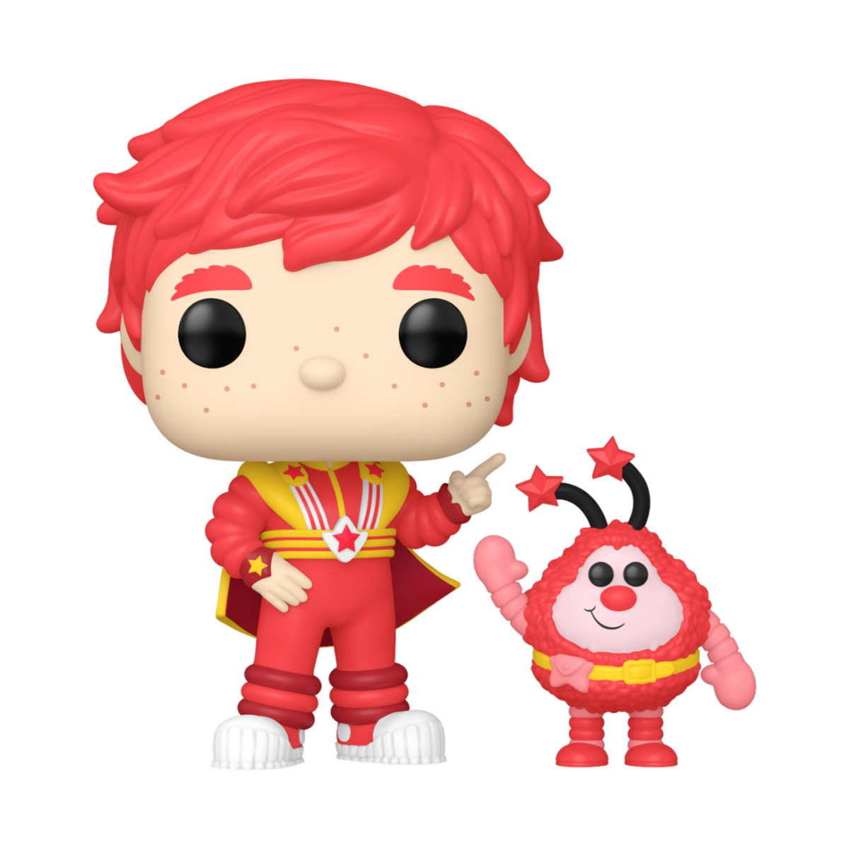 RAINBOW BRITE - POP & BUDDY FUNKO VINYL FIGURE 1795 RED BUTLER & ROMEO 9CM - Immagine 2