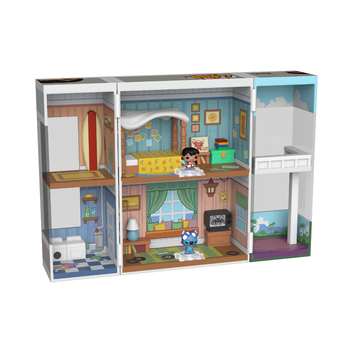 85536 - DISNEY: LIO & STITCH - POP FUNKO BITTY BOX VINYL FIGURE - LILO'S HOME - Immagine 2