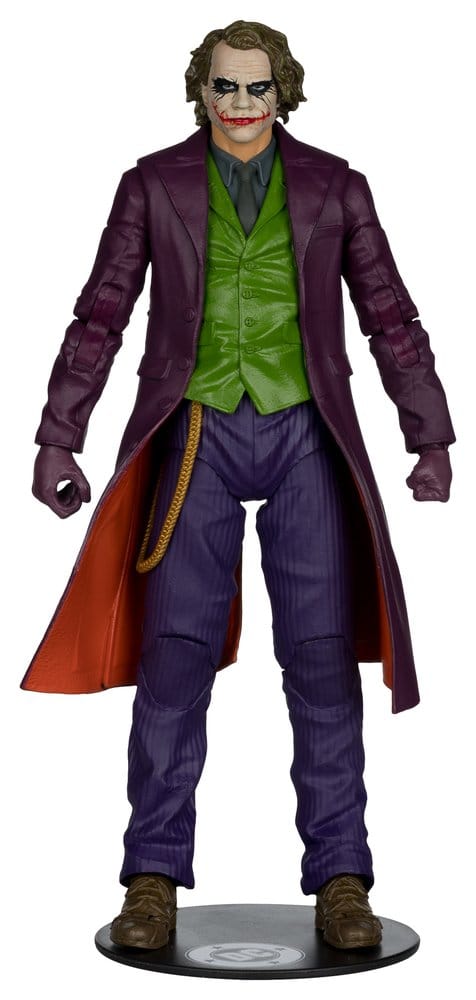 DC THEATRICAL DELUXE - JOKER (THE DARK KNIGHT) - ACTION FIGURE 18CM - Immagine 3
