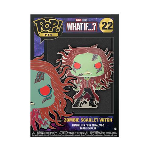 MARVEL: WHAT IF - POP LARGE PIN ENAMEL 22 ZOMBIE WANDA MAXIMOFF W/CHASE (GW) REGULAR - Funside.it