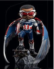 MARVEL: CAPTAIN AMERICA THE FALCON AND THE WINTER SOLDIER - MINICO FIGURE - CAPTAIN AMERICA SAM WILSON - STATUA 17CM - Funside.it