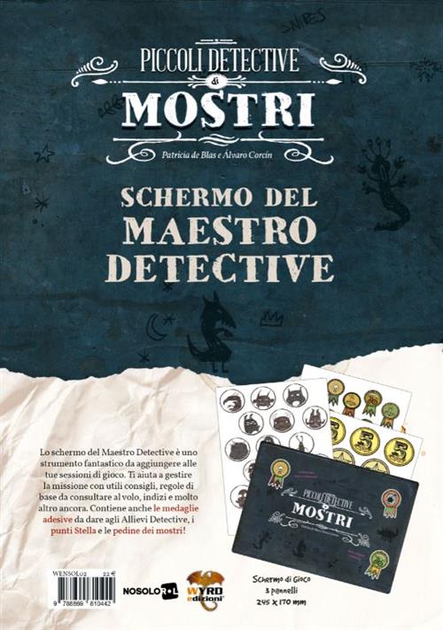 PICCOLI DETECTIVE DI MOSTRI - SCHERMO DEL MAESTRO DETECTIVE - Funside.it